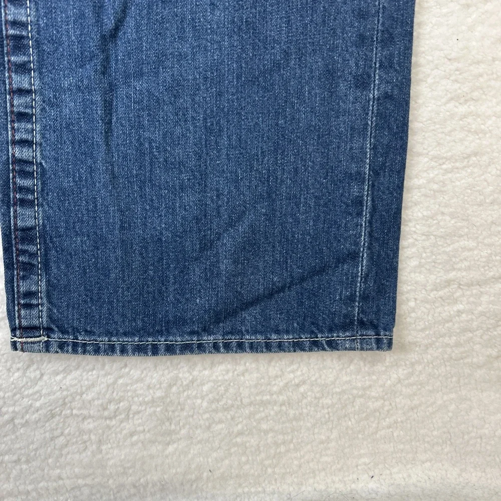 TRUE RELIGION JEANS Straight WFLPS Red Stitching Sz 42 (43x34).